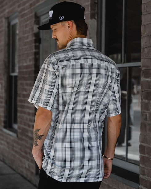 CHAPLIN BAMBOO SHORT SLEEVE BUTTON UP - MENS